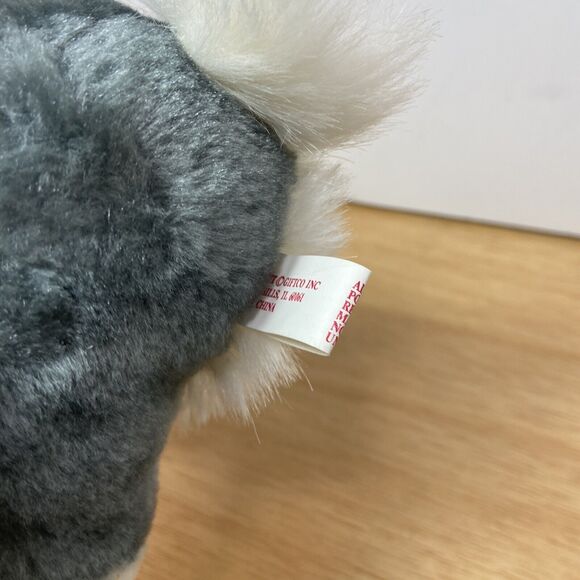 Giftco Plush Sitting Bunny Rabbit With Carrot Stuffed Animal Plush Gray  6.5 in - Picture 4 of 7